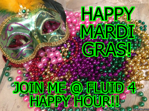 carnival mardi gras happy hour