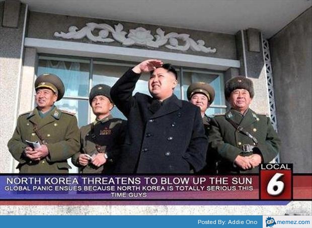 North Korea Threatens To Blow Up The Sun | Memes.com