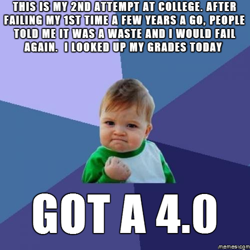 I looked up my grades today... | Memes.com